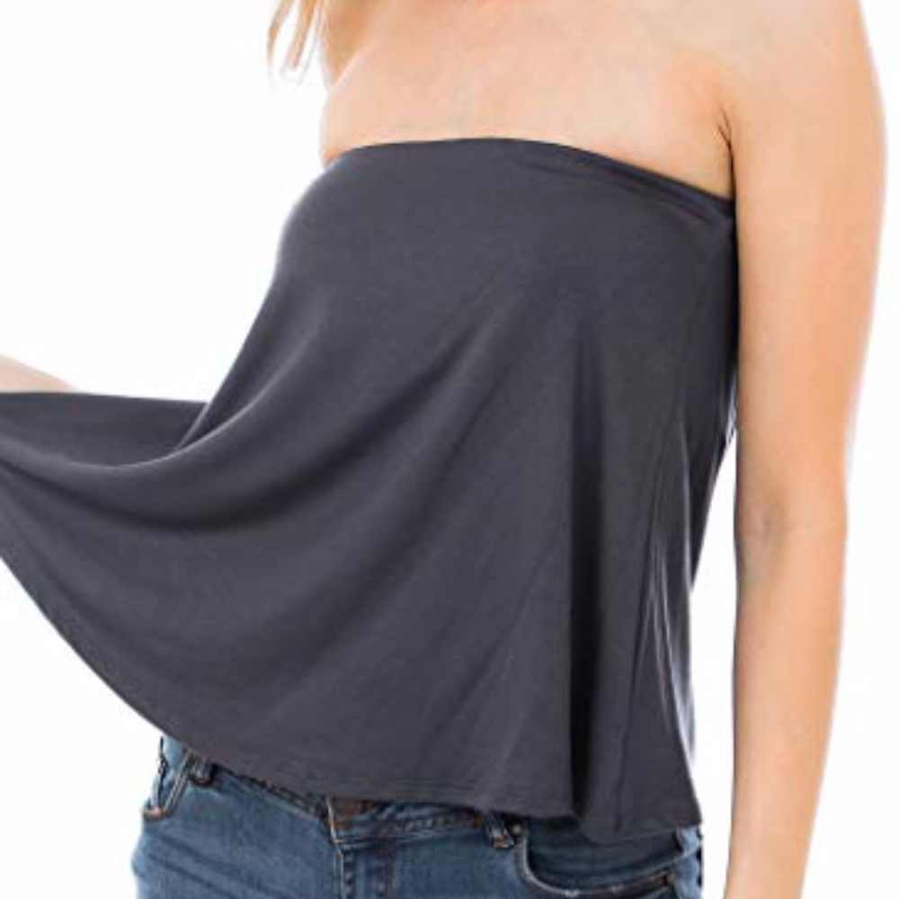 Strapless top